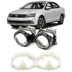 Линзы для фар Volkswagen Jetta (VI) рестайл [2014-2019] AFS для замены на светодиодные Би-ЛЕД модули